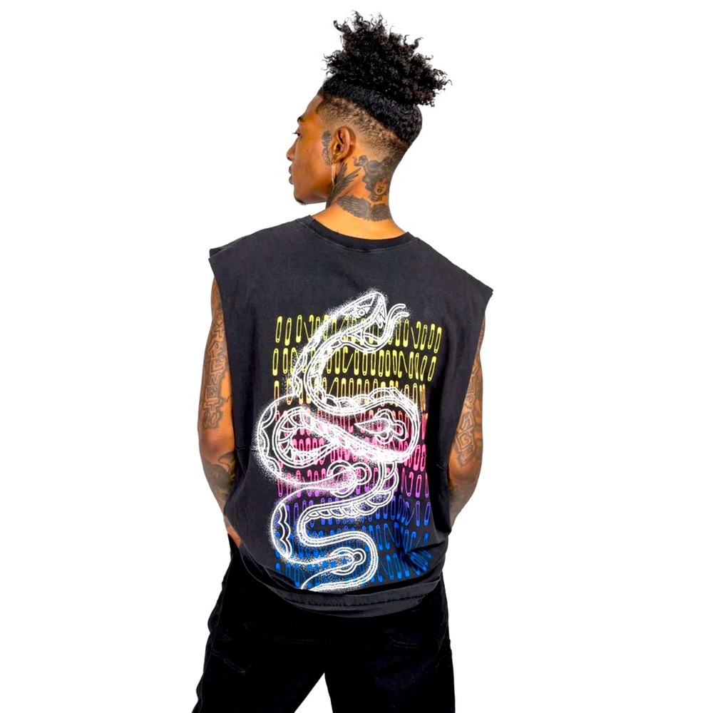 1 NWT SOLD OUT SNAKE 'N PINS MUSCLE TANK Spirit Jersey